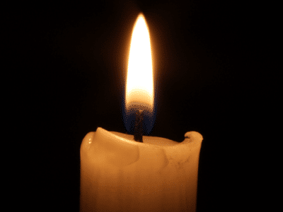 Obituary Candle