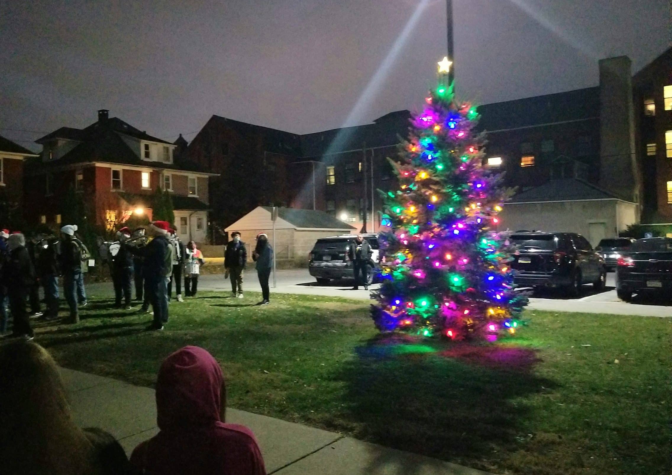 Santa Tree Fountain Hill