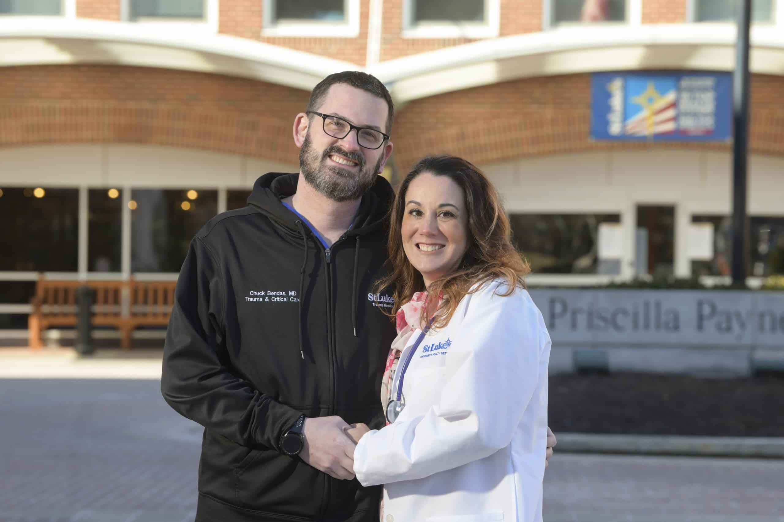 Bendas St Lukes Hospital True Love Story Valentine's Day