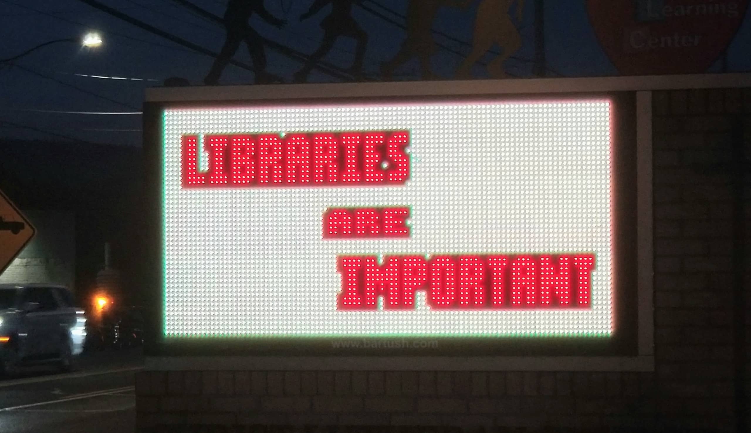 Library Sign