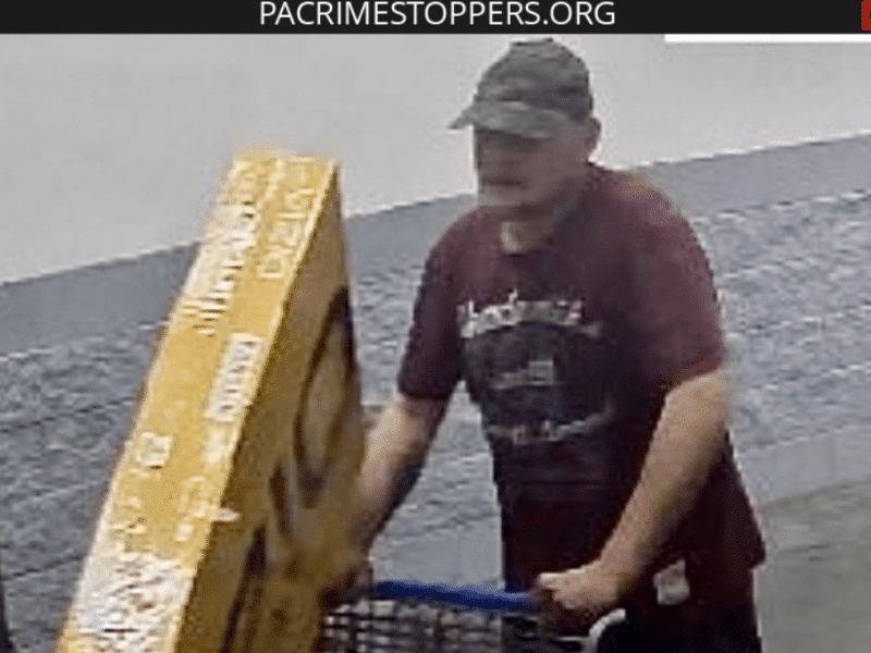 TV Stolen Theft Walmart