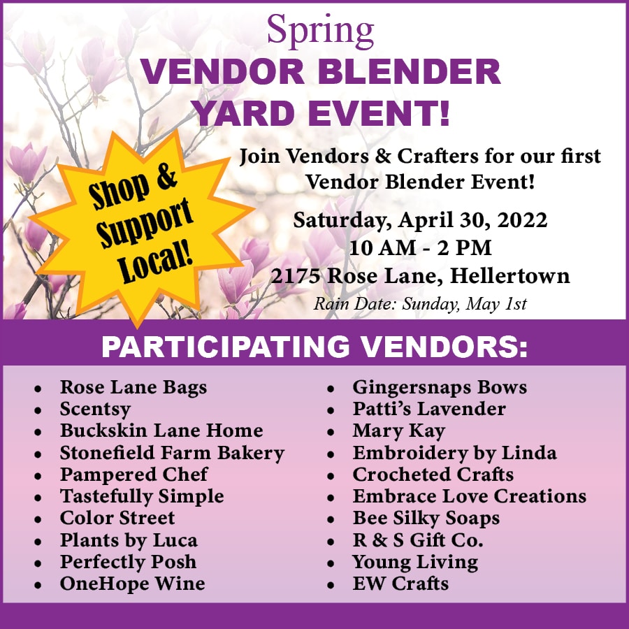 Spring Vendor Blender Saucon Source