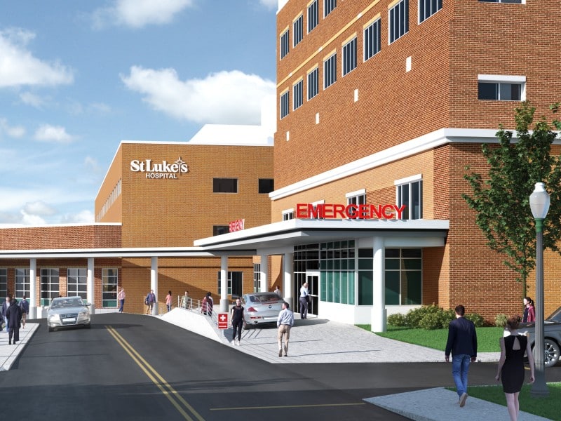 St. Luke's Allentown emergency entrance