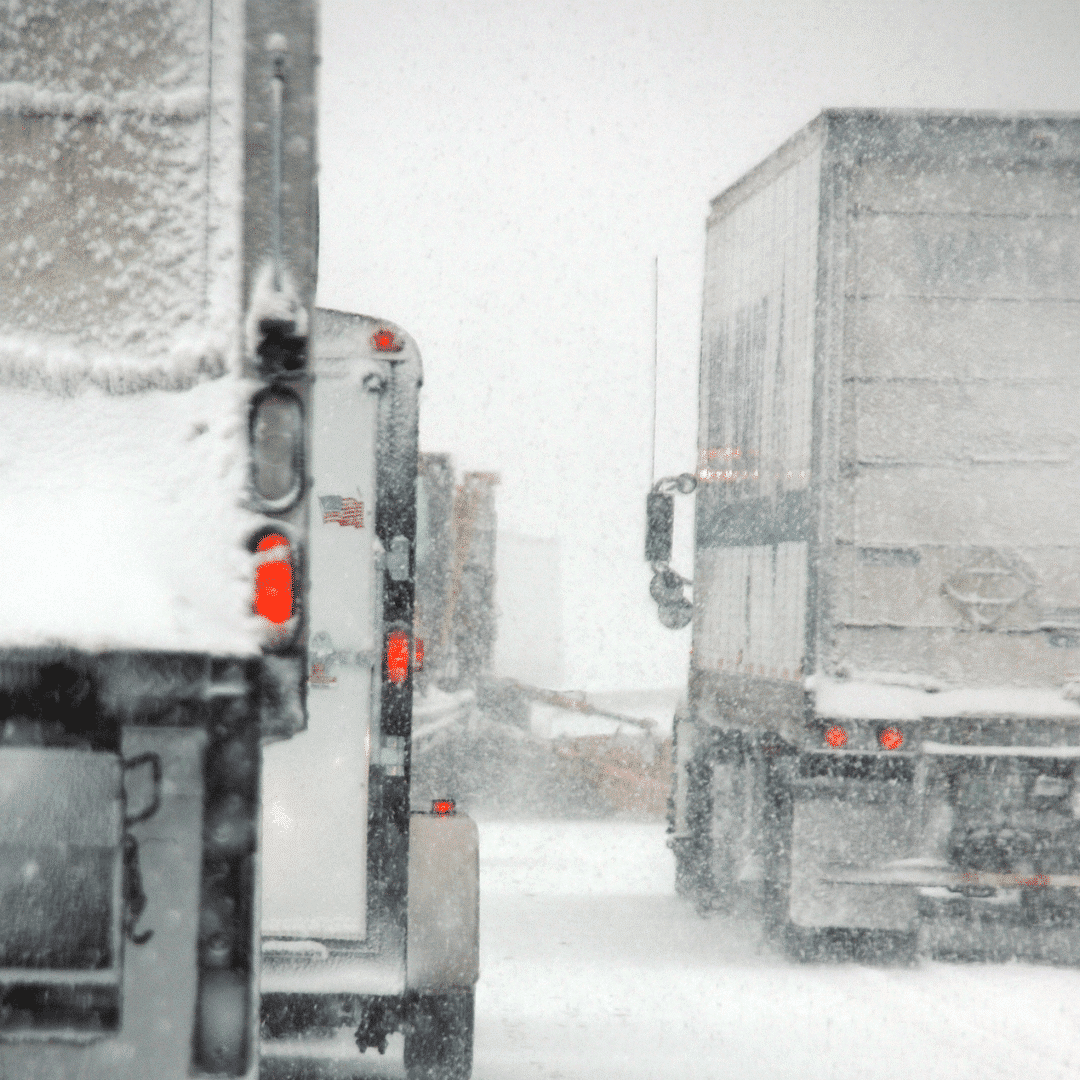 Truck Ice Highway