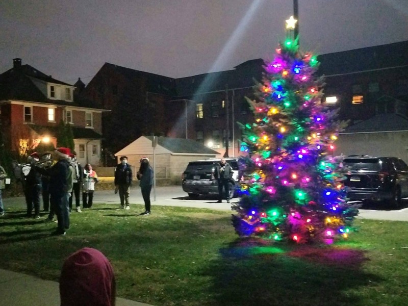 Santa Tree Fountain Hill