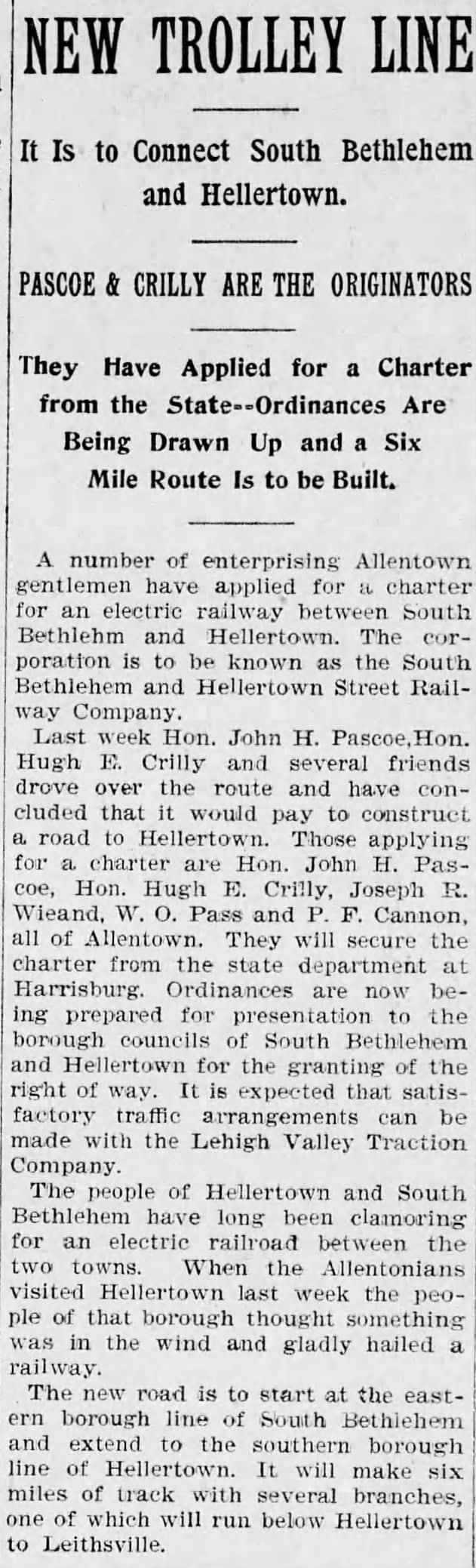 Trolley Hellertown