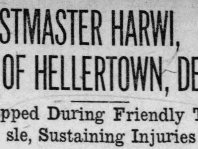 Harwi Hellertown Postmaster
