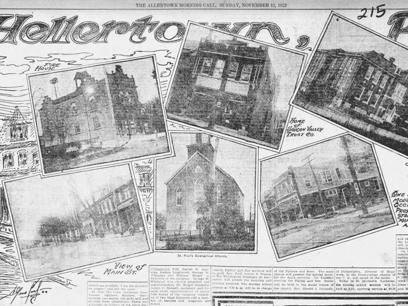 Hellertown 1922 Profile
