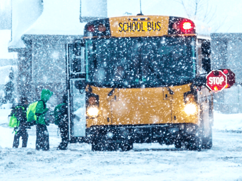 School Bus Snow Days