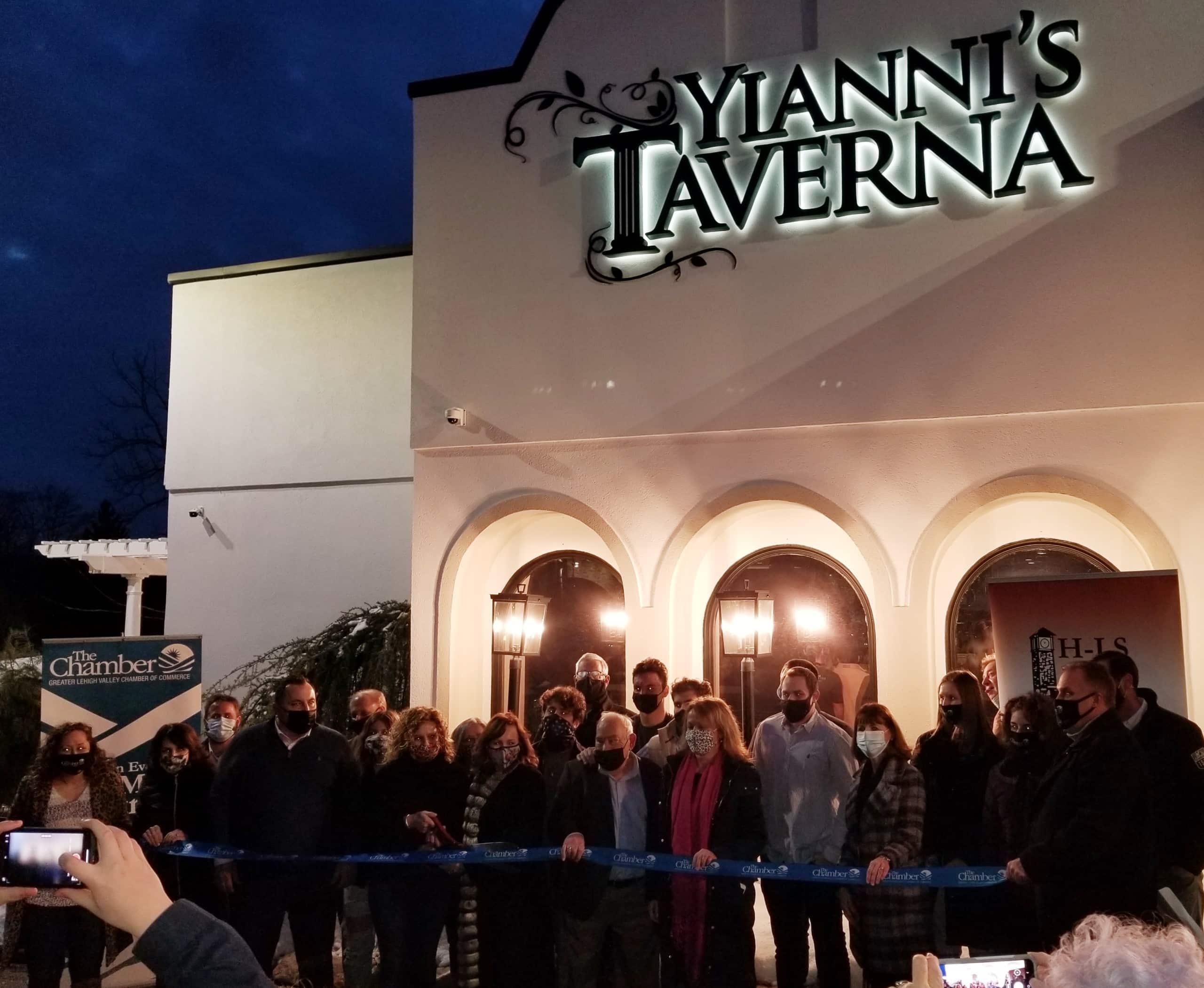 Yianni's Taverna Ribbon-Cutting