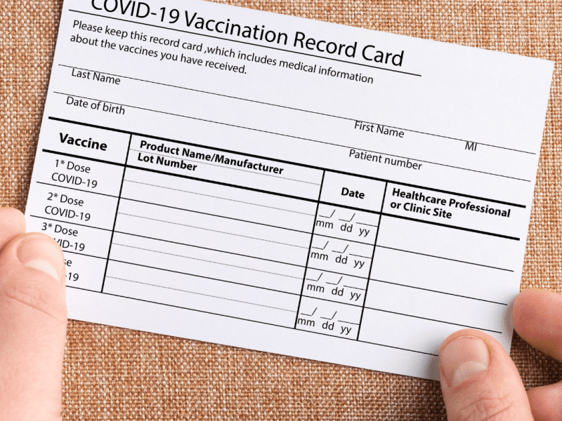 COVID Vaccination Card