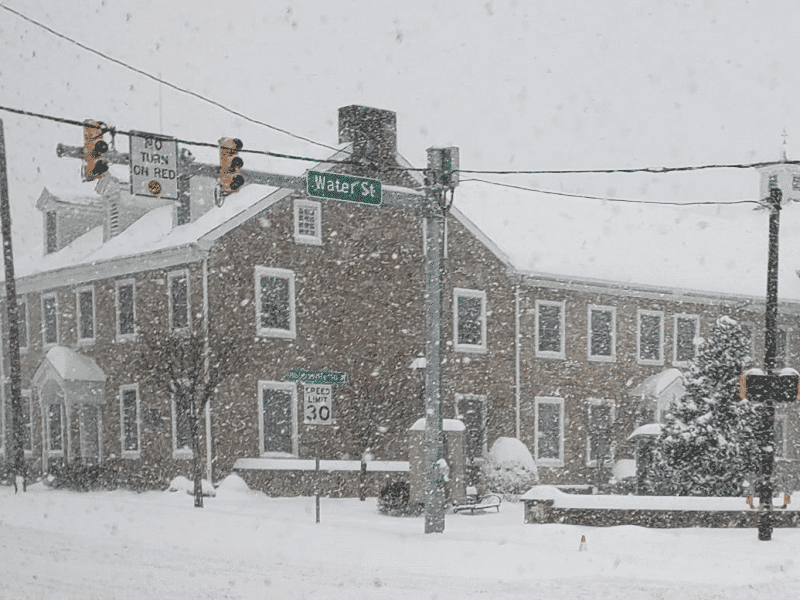 Borough Hall Snowstorm