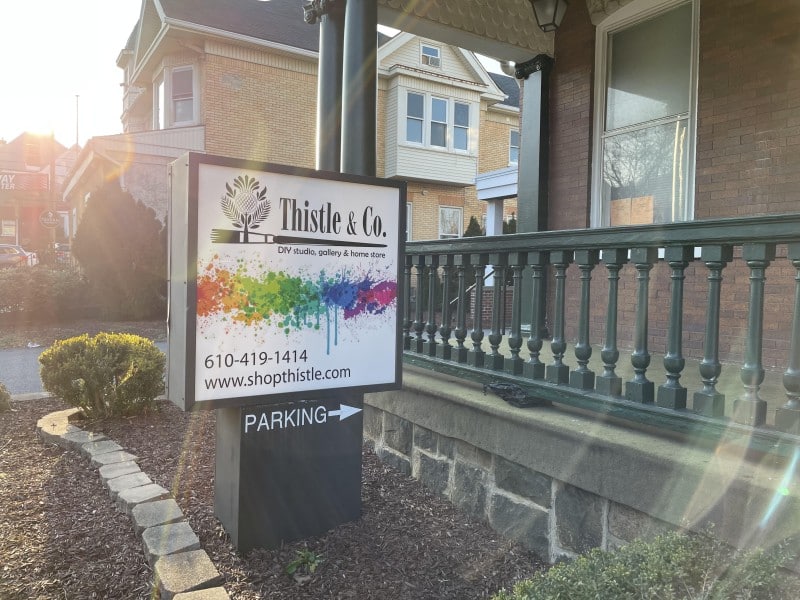 Thistle & Co. Sign