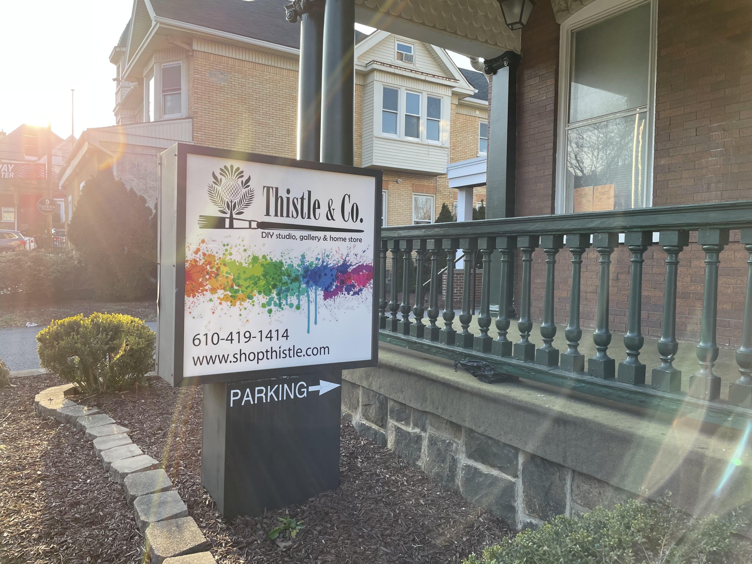 Thistle & Co. Sign