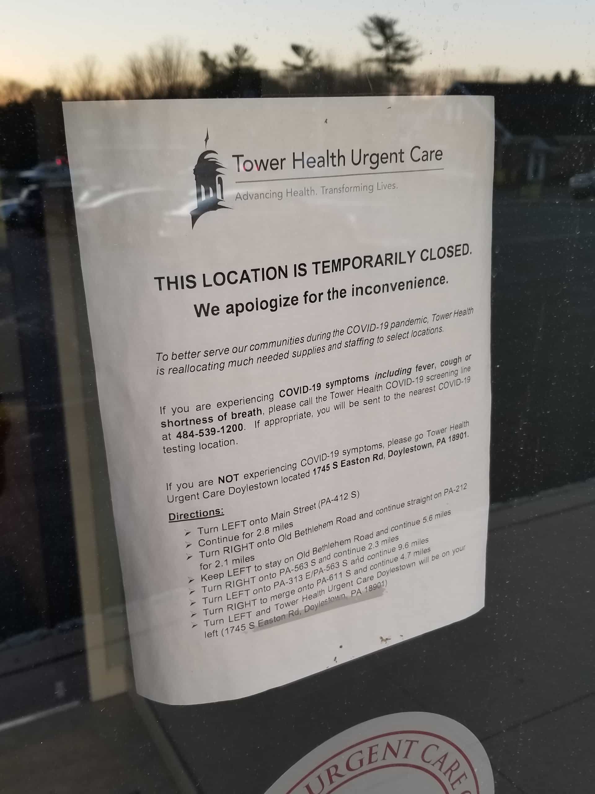 Tower Health Urgent Care