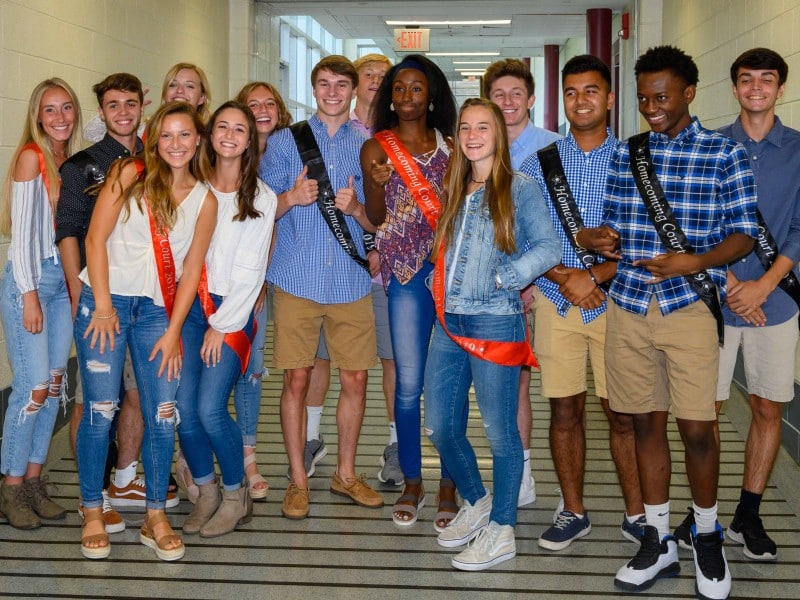 2019 Homecoming Court