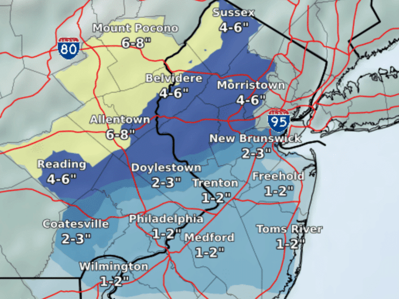 Winter Weather Map