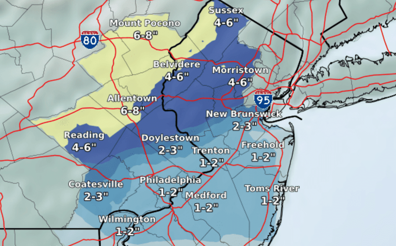 Winter Weather Map
