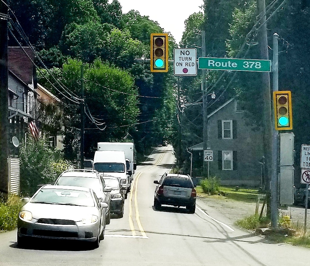 No Turn On Red' Signs Hung at Rt. 378, Seidersville Road – Saucon