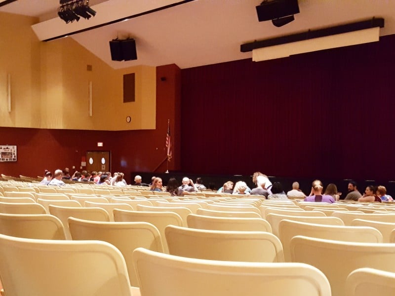 The Saucon Valley High School auditorium painting