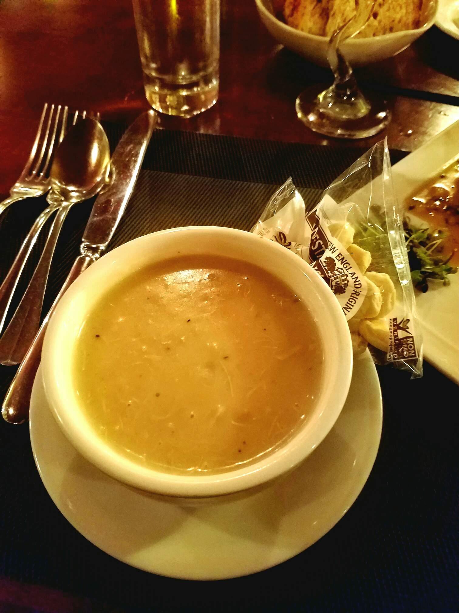A cup of Crab Bisque ($4.50)