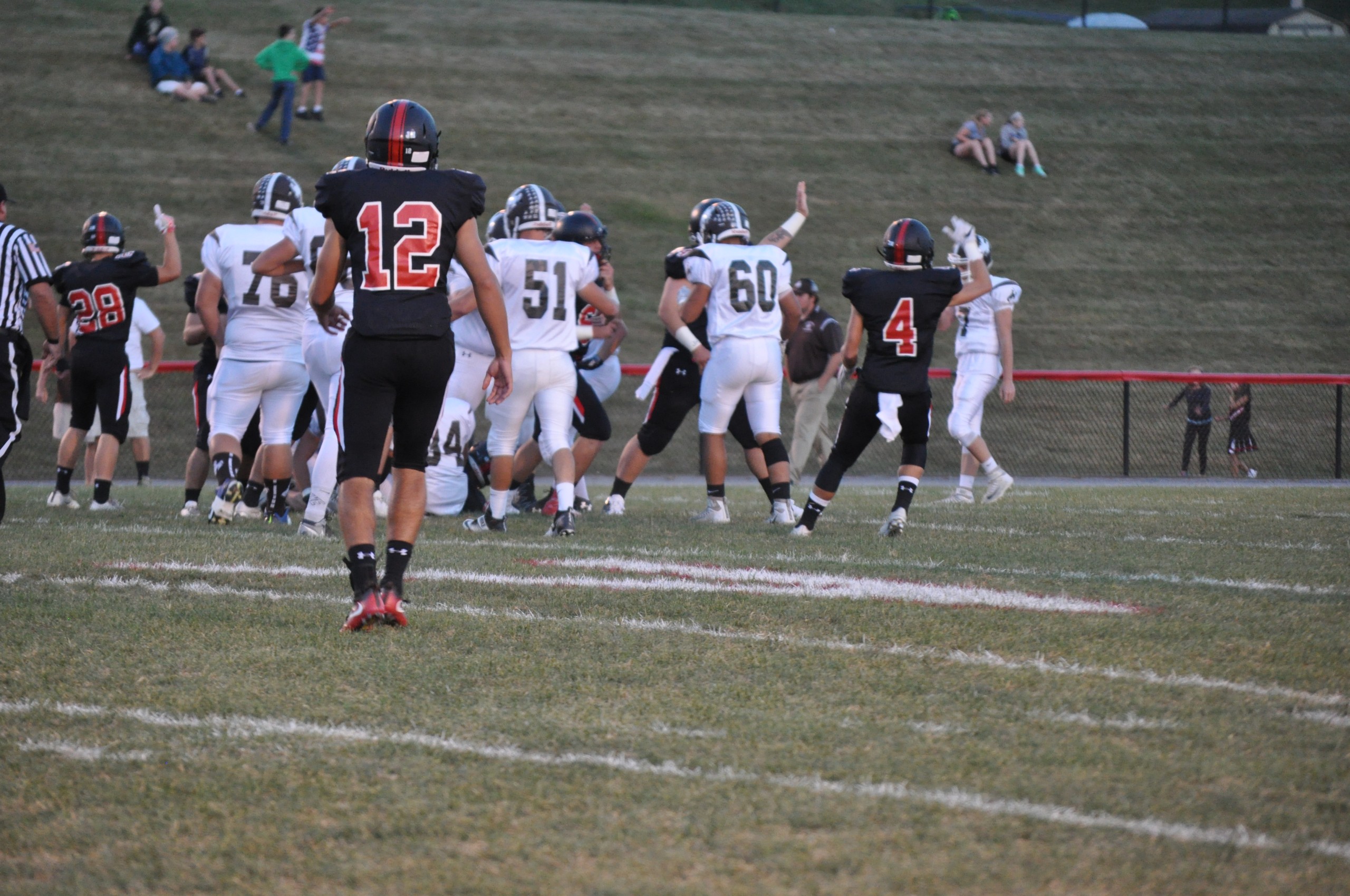 The Panthers recover the fumble.