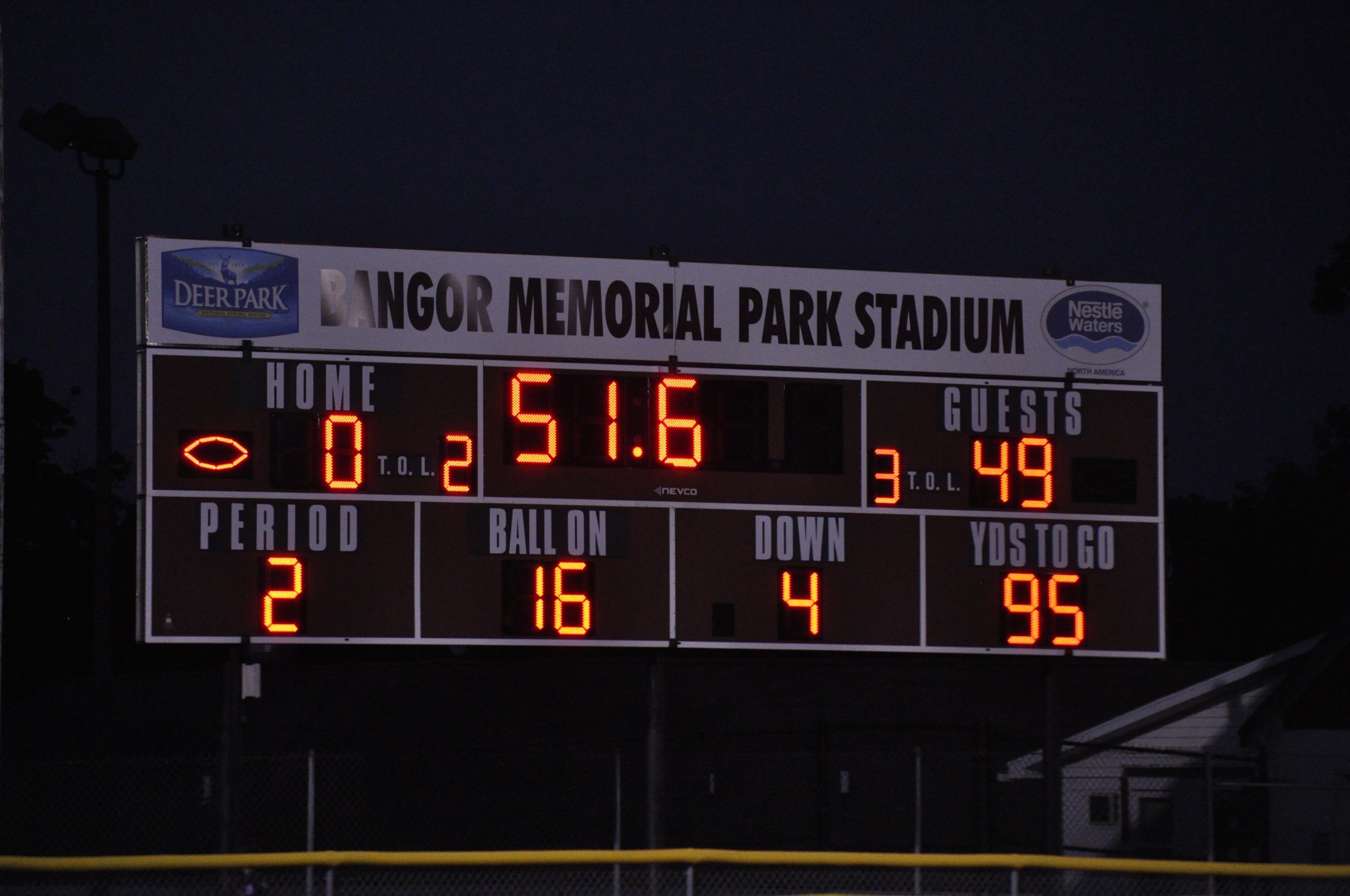 Panther defensive coordinator in his 30 years of coach admits he has never seen a scoreboard like this.