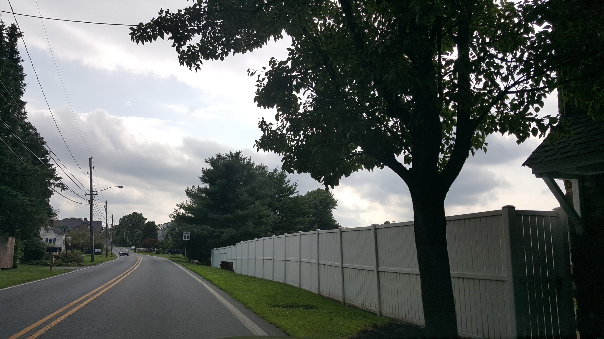 Part of the property where a sidewalk would normally be installed is located in a drainage swale, Hellertown Borough Council was told.