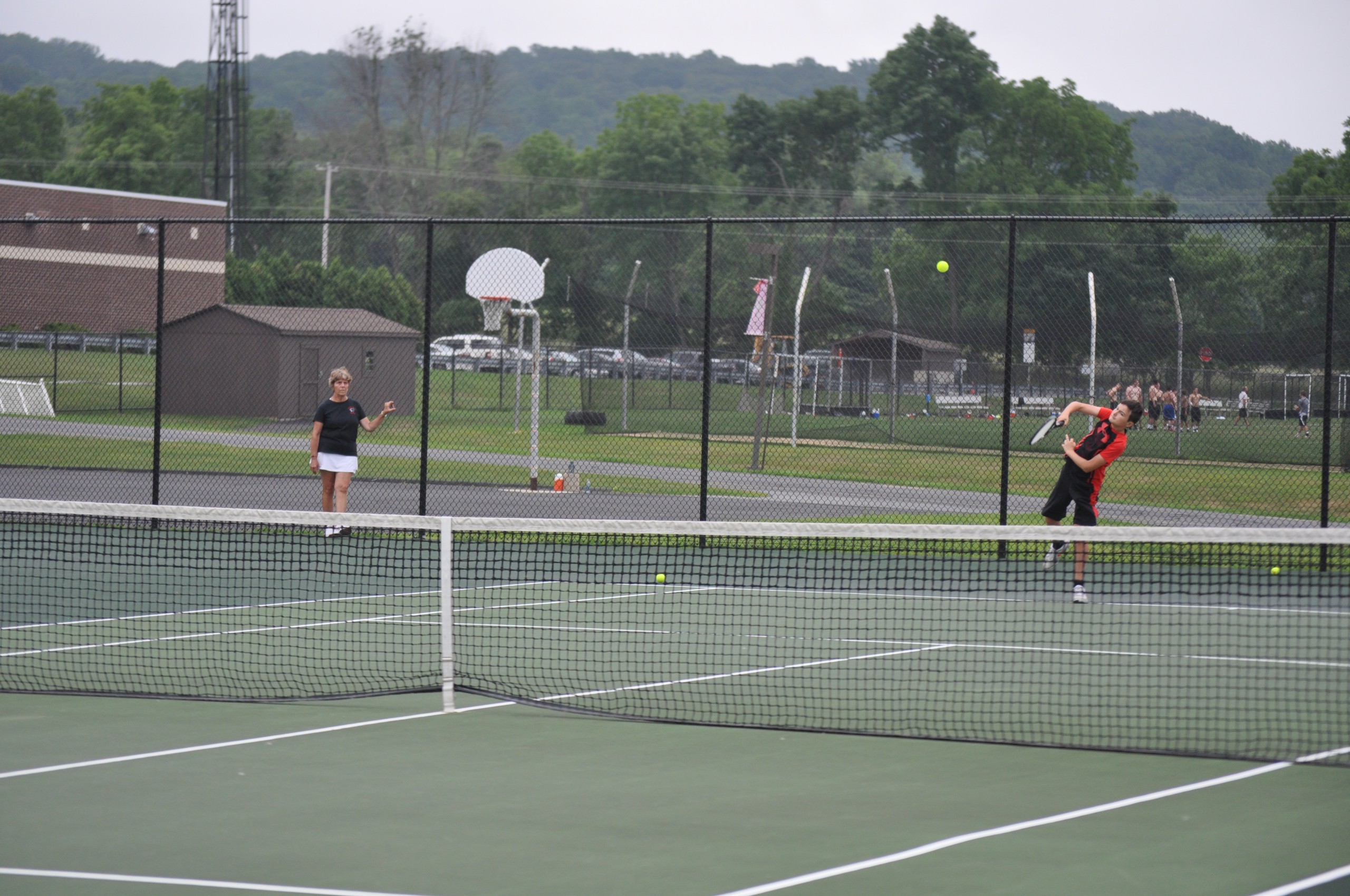 For the past eight years the SV tennis program has been under the watchful eye of Coach Joann Ochse