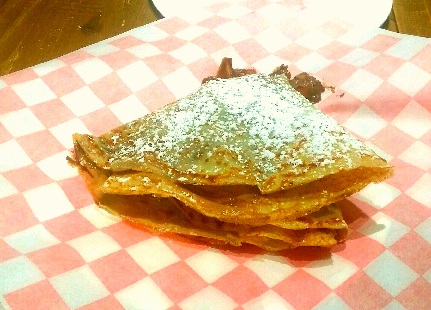 A modified "Sweet P" crepe from Full of Crepe.