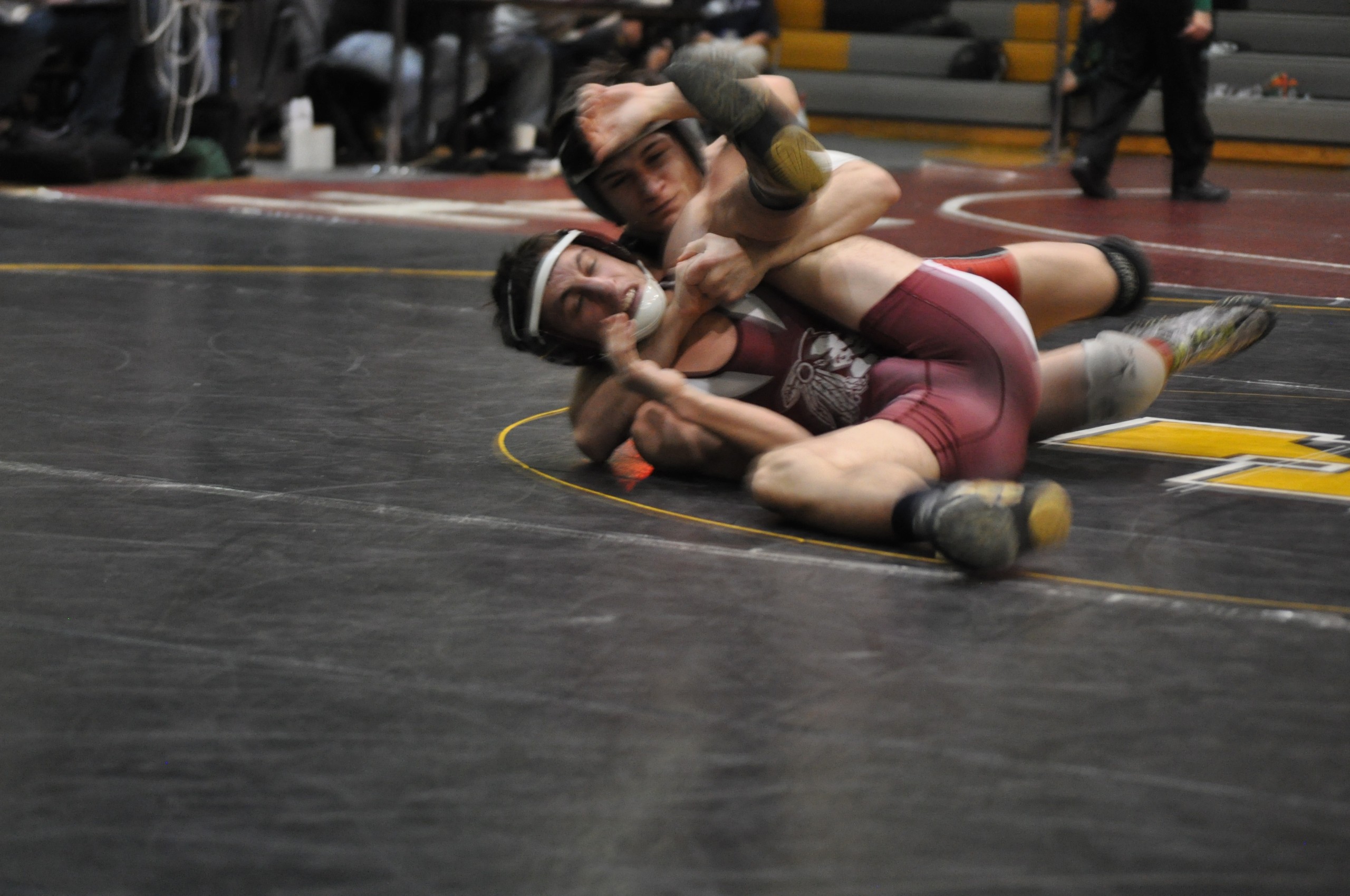 Jonah Zych of Saucon Valley rocks the cradle for a fall in :41 !