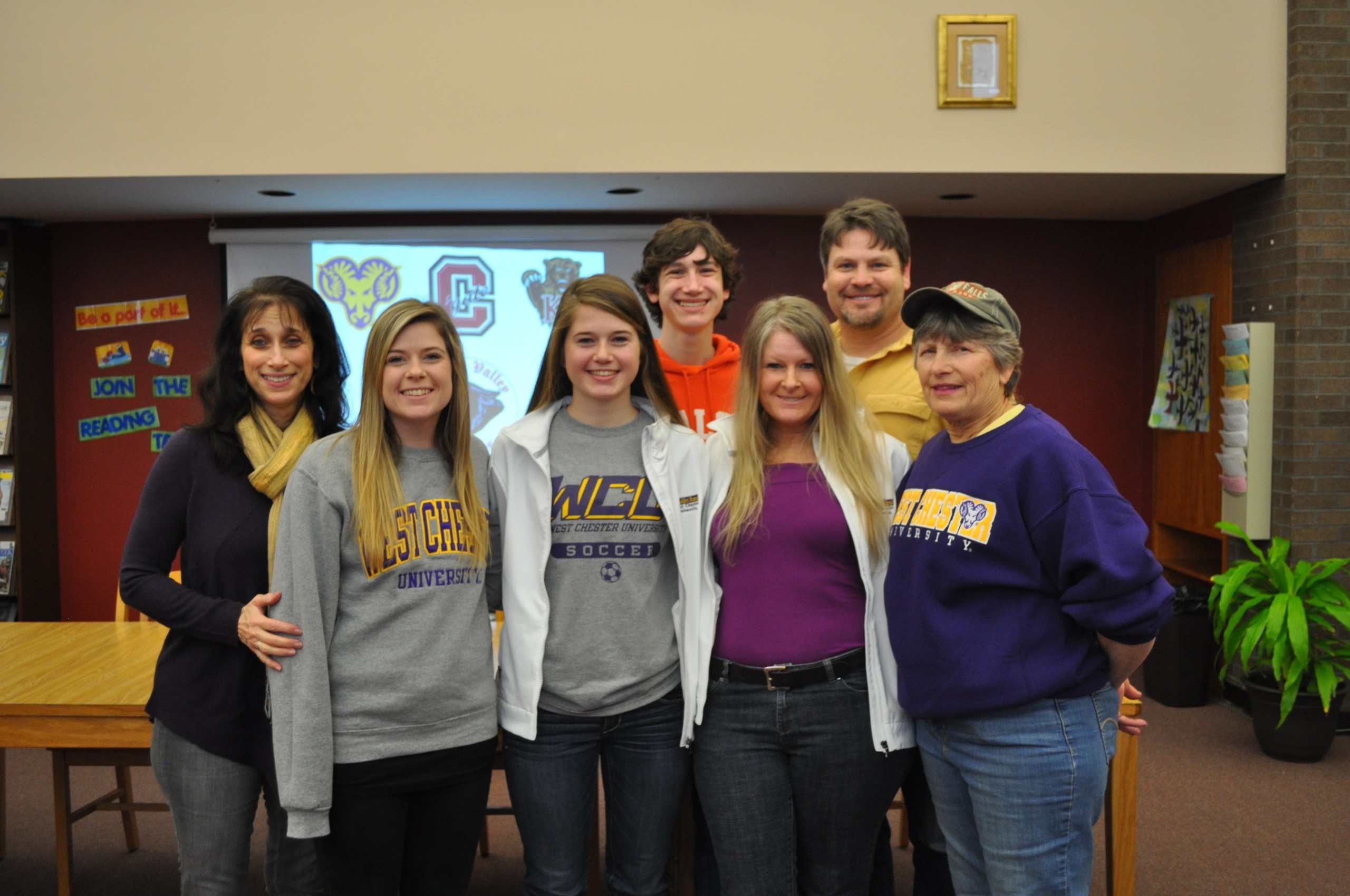 It was a family affair for West Chester bound Paige Jones
