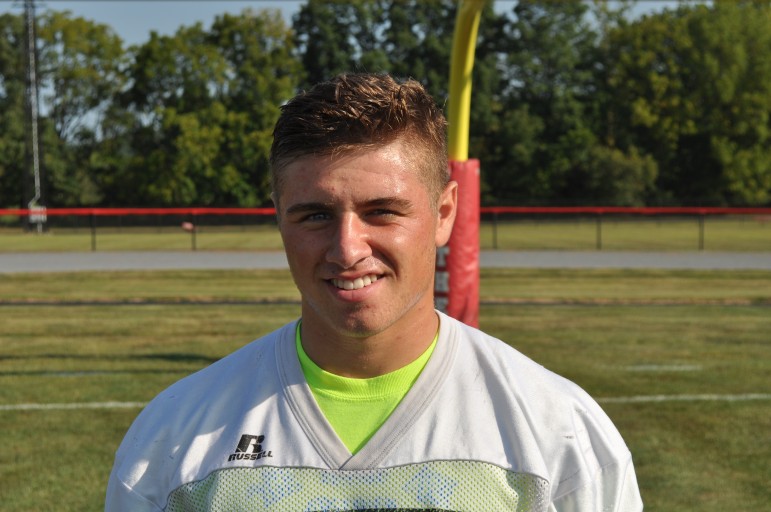 Saucon Valley record setting receiver Nate Harka 