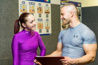 One way to help stay on track is to work with a personal trainer.