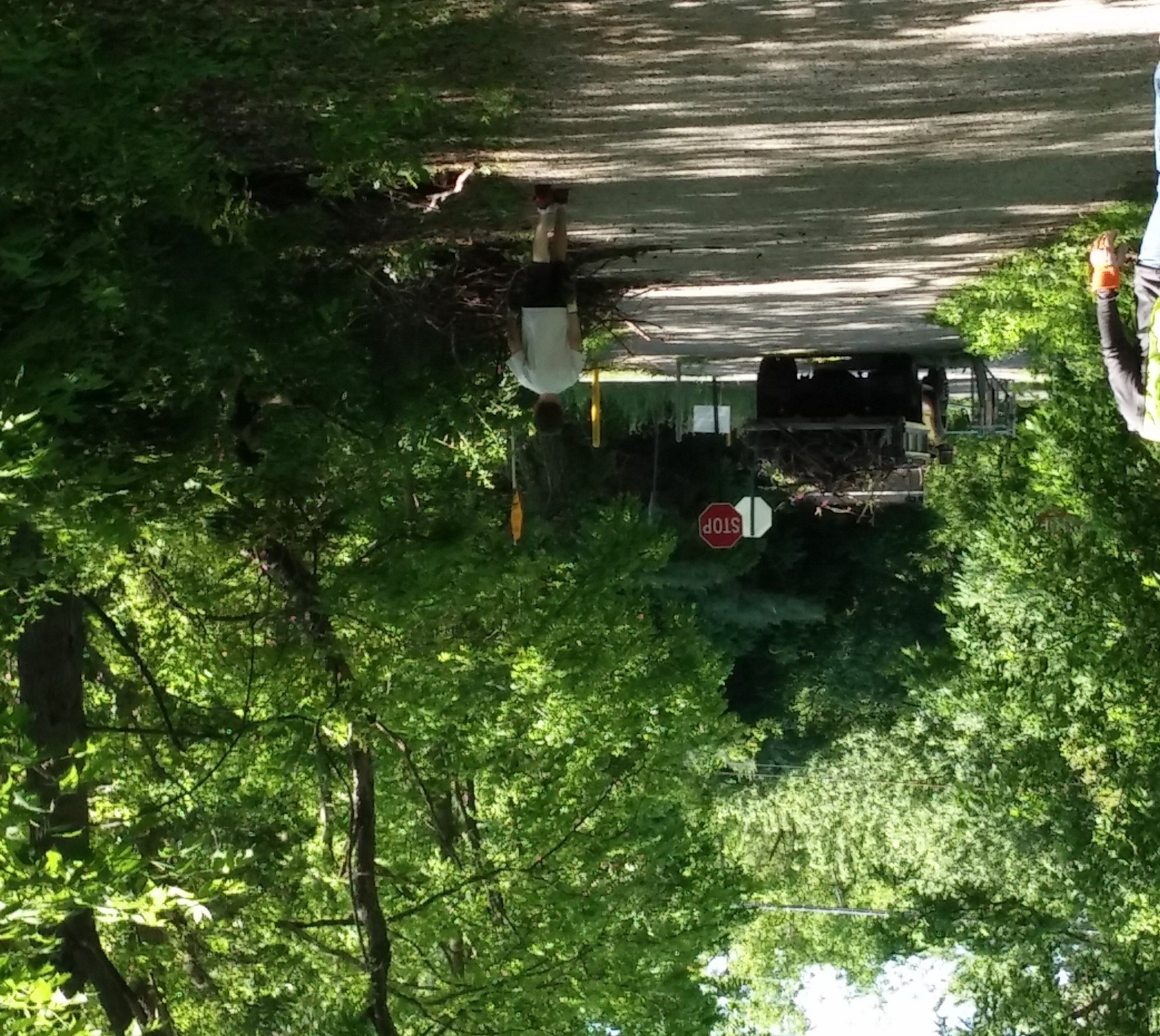 The Meadows Road crossing on the Saucon Rail Trail in Lower Saucon Township.
