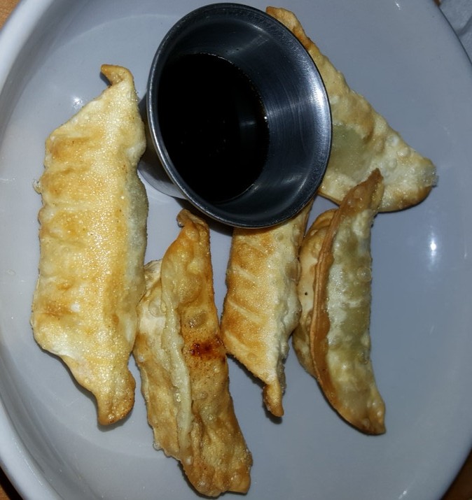 The potstickers appetizer at Sagra.