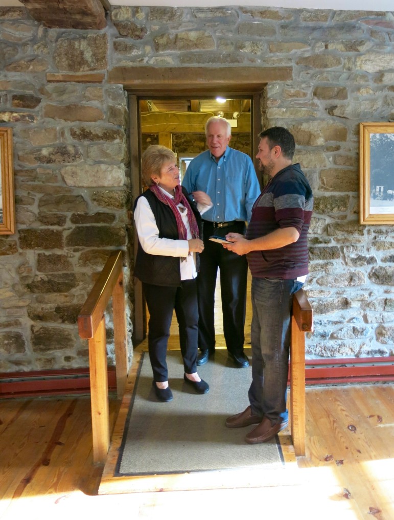 Monica and David Willard talk to Saucon Source publisher Josh Popichak