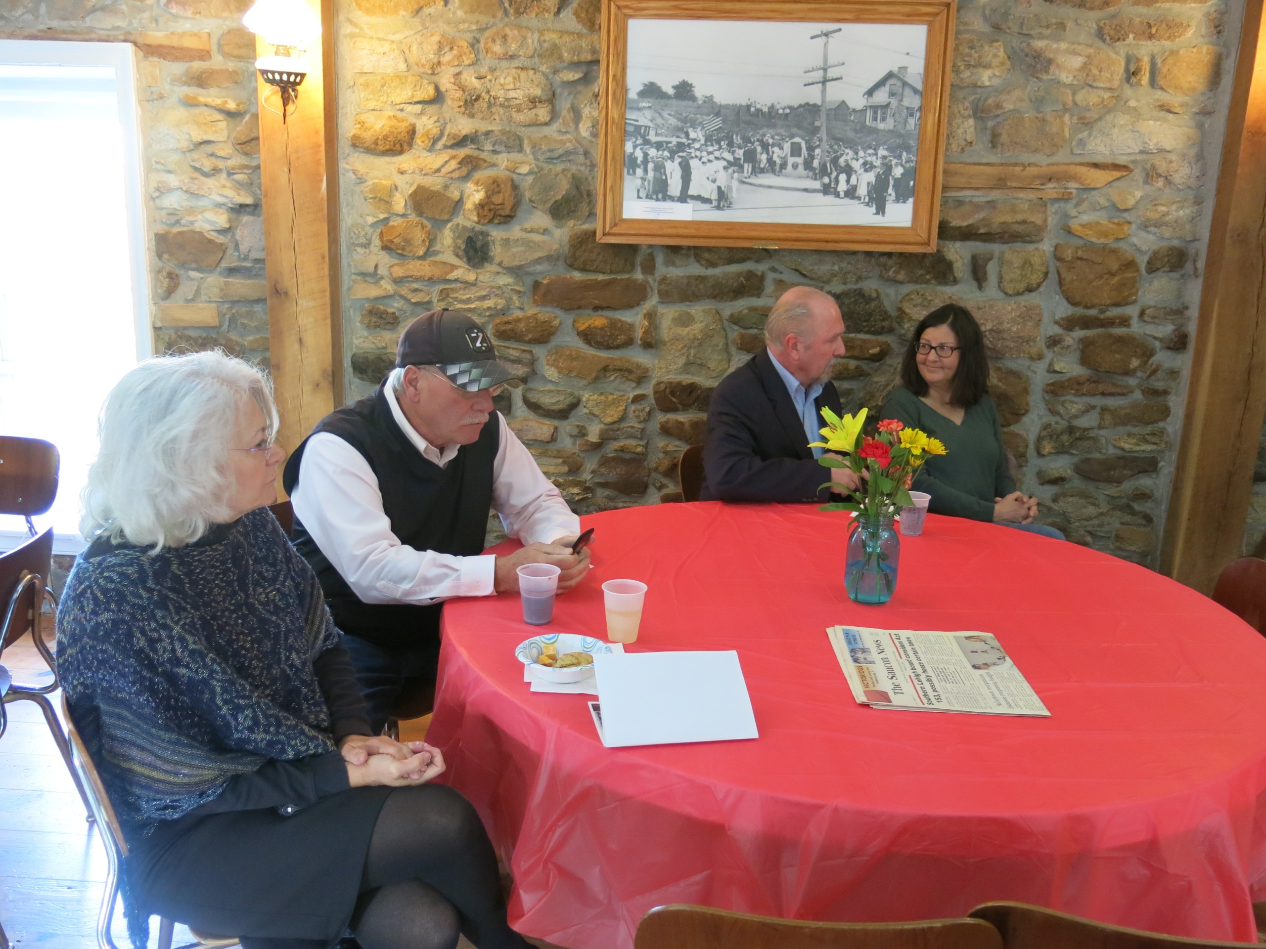 From left, Louise and Larry Trexler, and Jim Finnen and Joan Reese-Finnen
