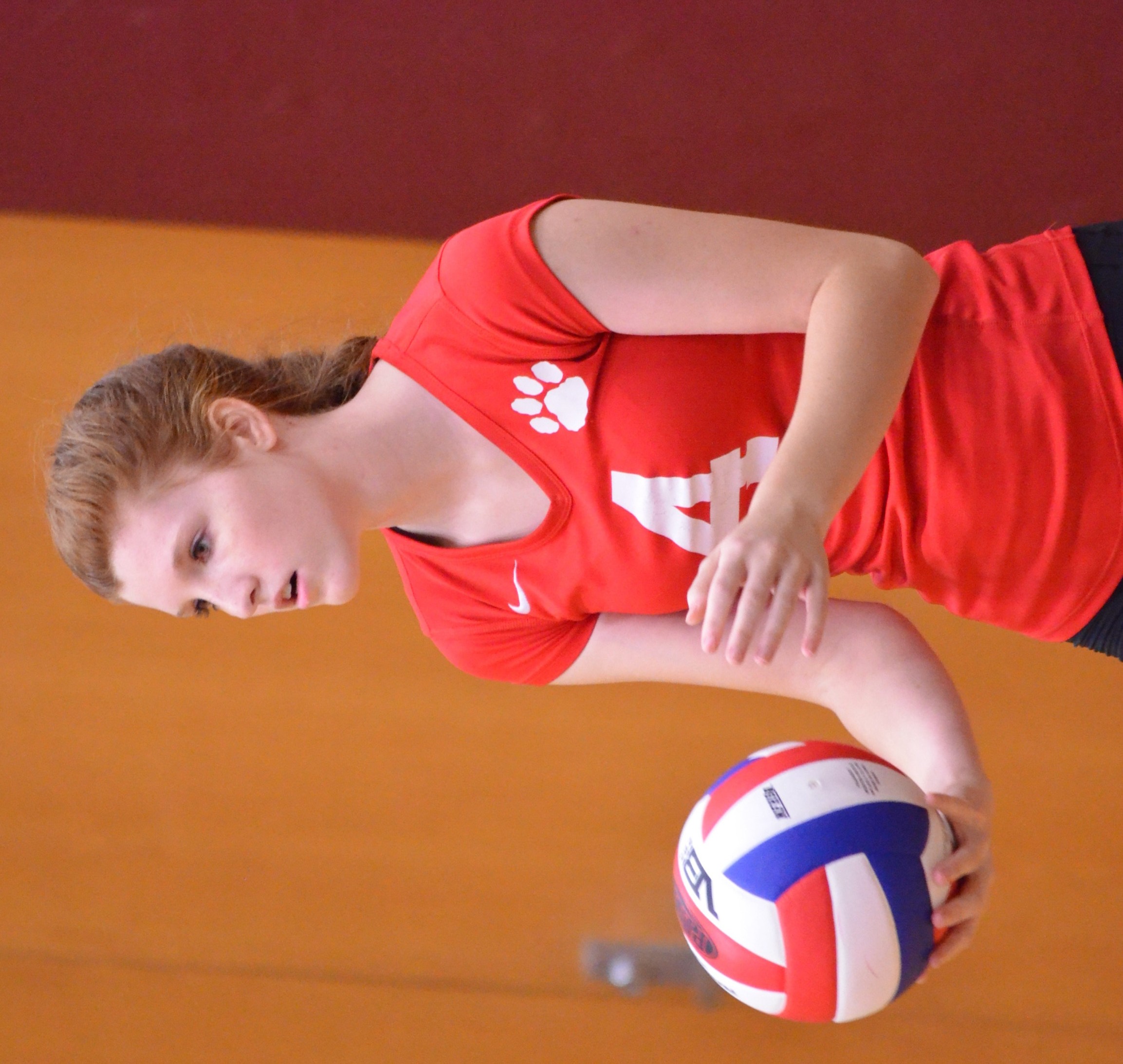Sabrina Semo serving it up!