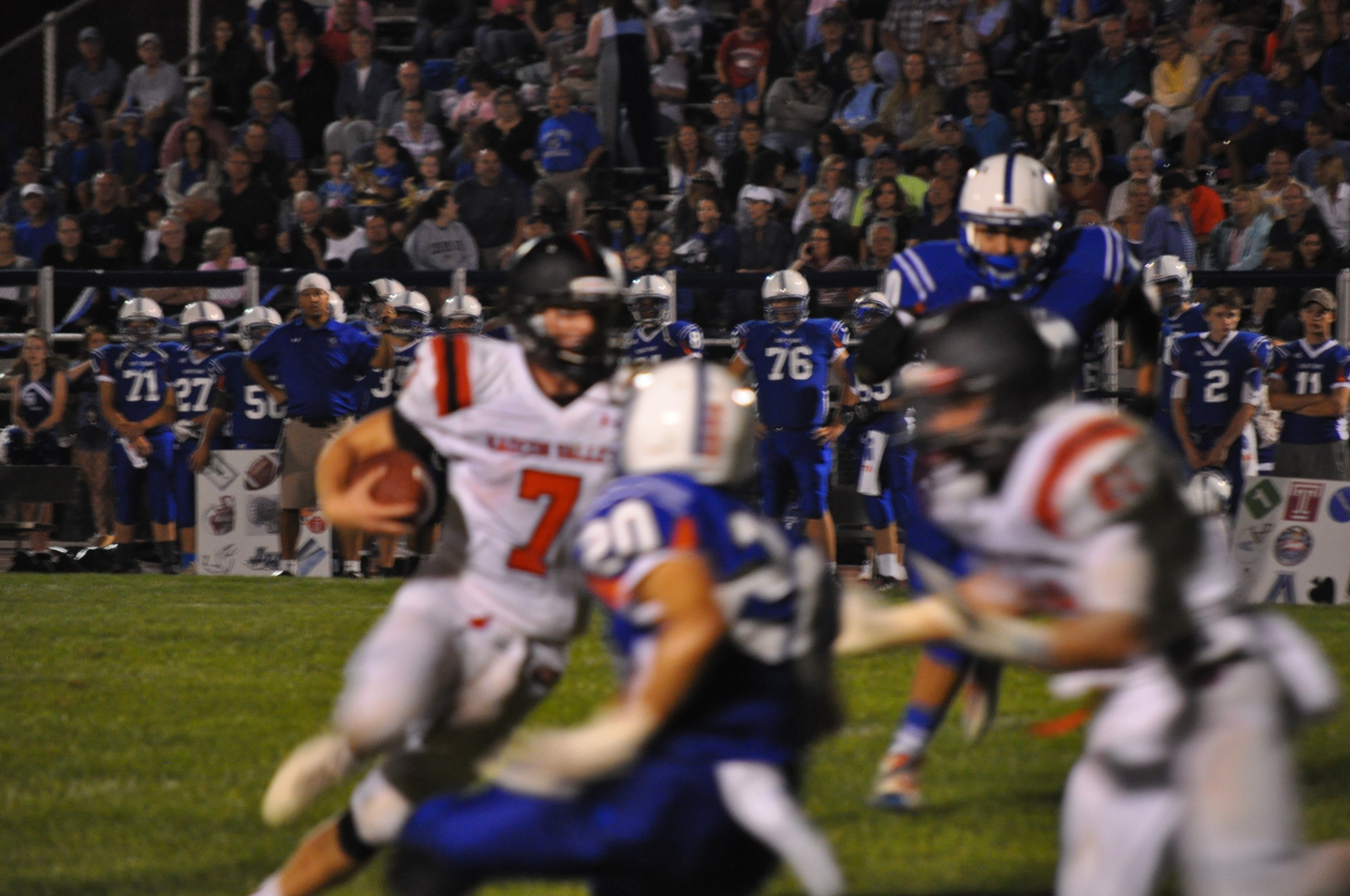 Zach Thatcher looking to score one of his three touchdowns