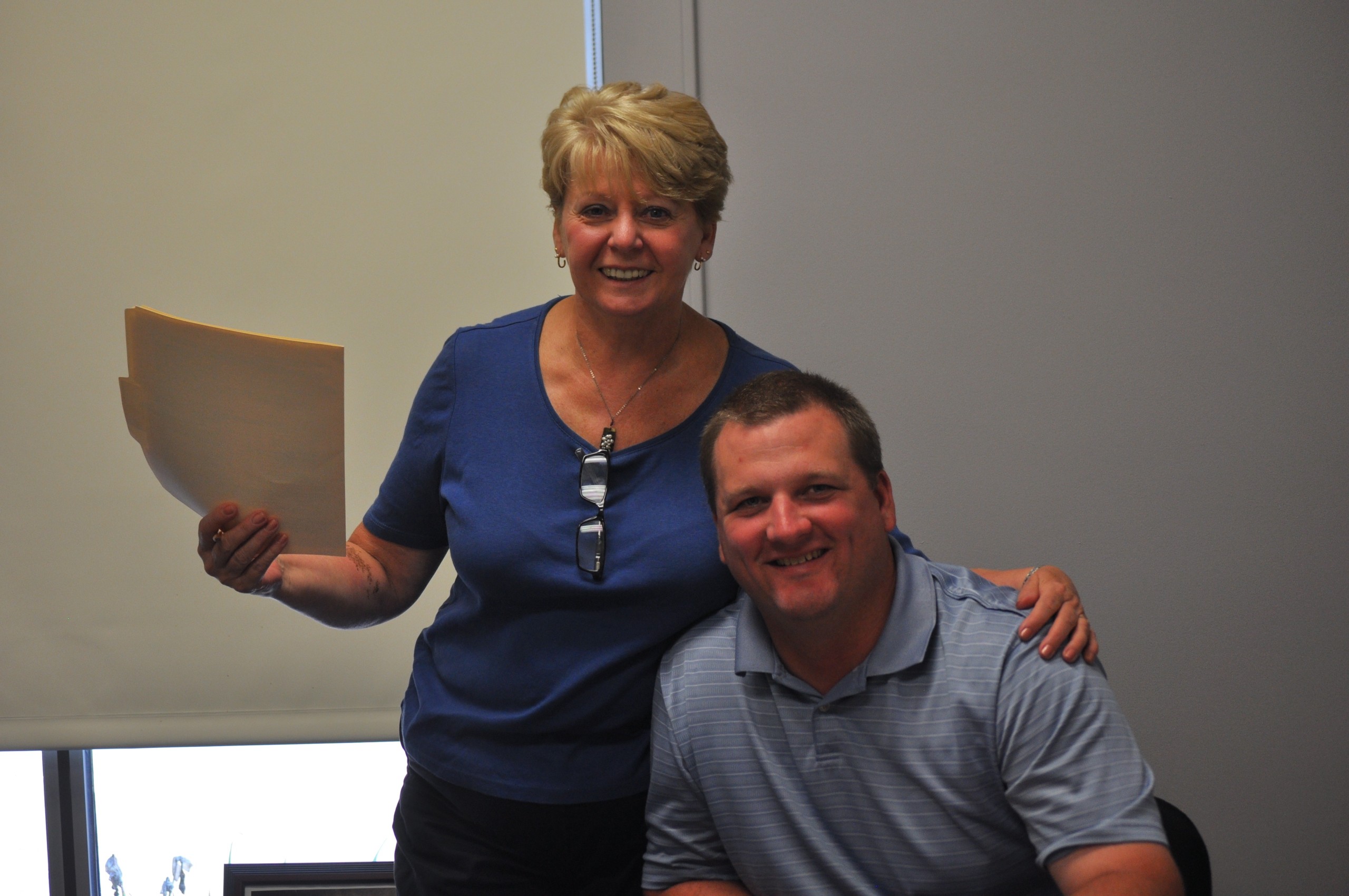 Saucon Valley Athletic Director Bobby Frey and assistant Diane French off to a great start