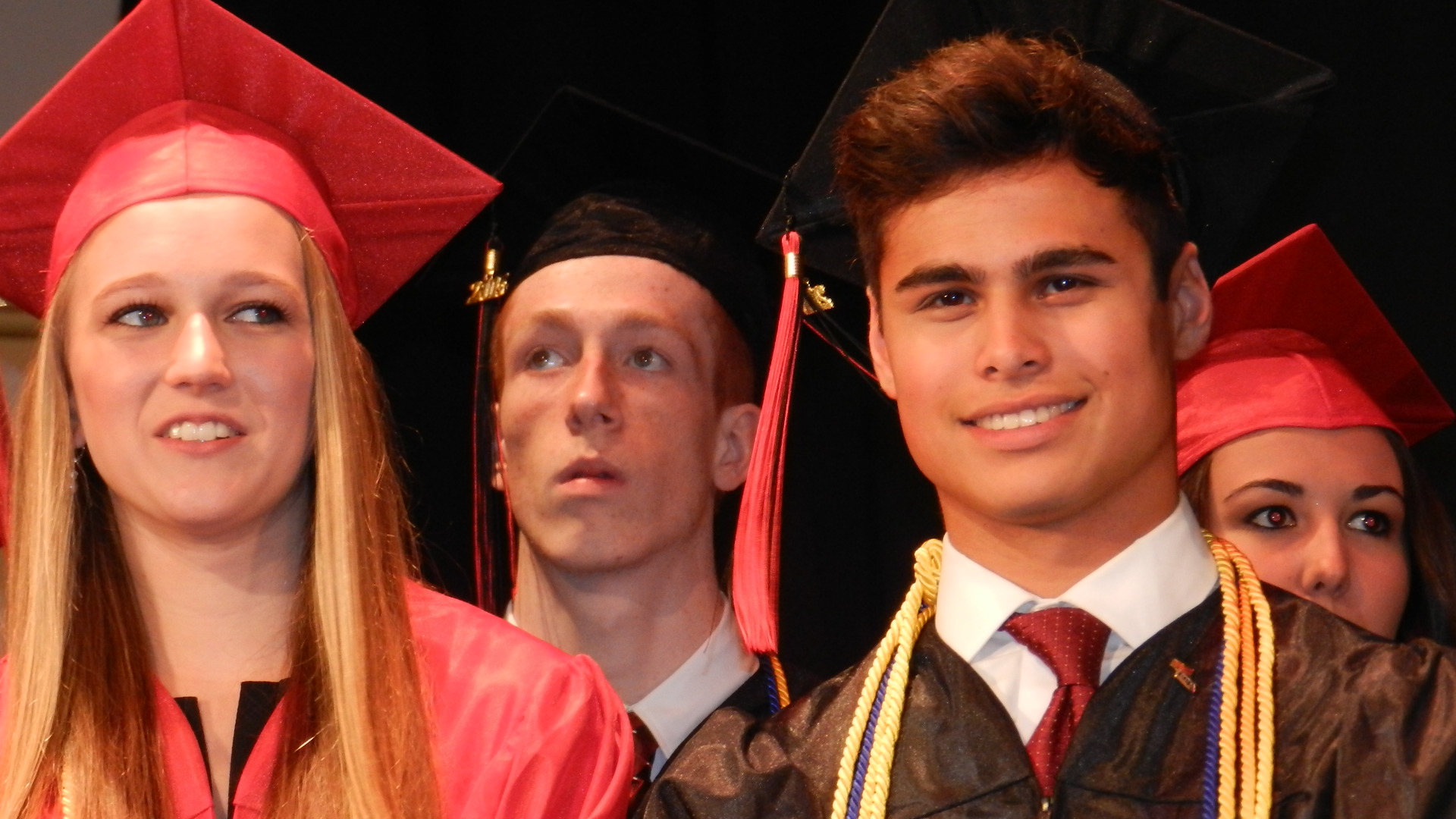 Co-salutatorians Kelsy Lysek and Allen Meadows produced a memorable video for the ceremony.