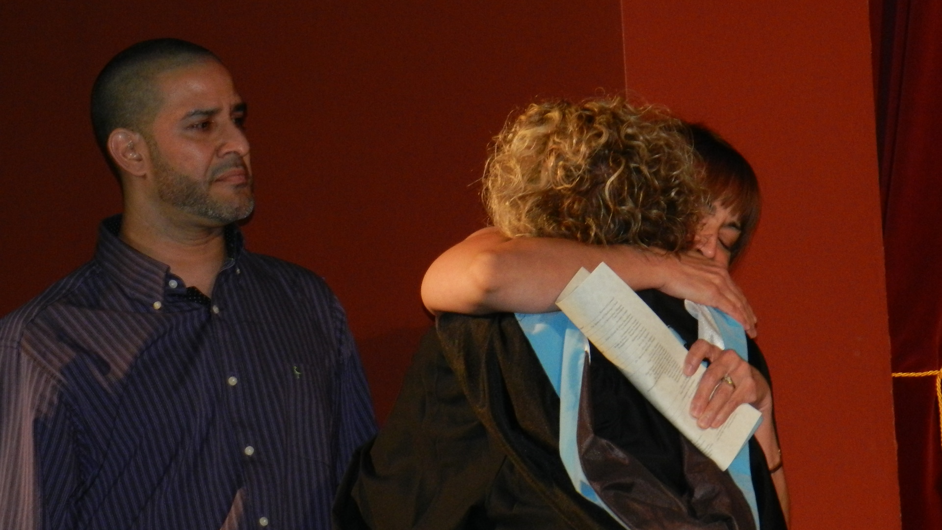 The parents of Jose Angel Mojica--a Saucon Valley student who died in 2014--were presented with his diploma at the ceremony. The gesture drew a standing ovation.