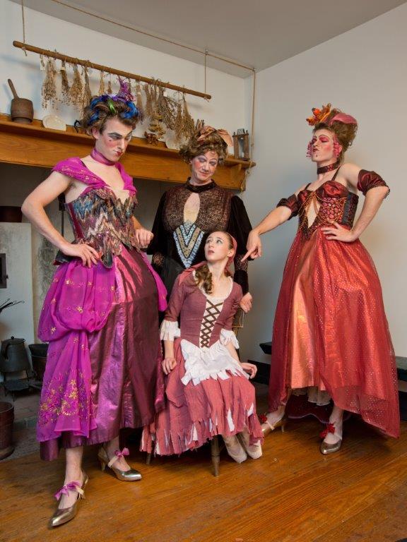 Saucon Valley students Davis Weaver and Brendan Weaver will perform the roles of the two Stepsisters in a ballet production of "Cinderella" at Lehigh's Zoellner Arts Center May 30. Cinderella's part will be performed by Saucon senior Rachel Altemose.