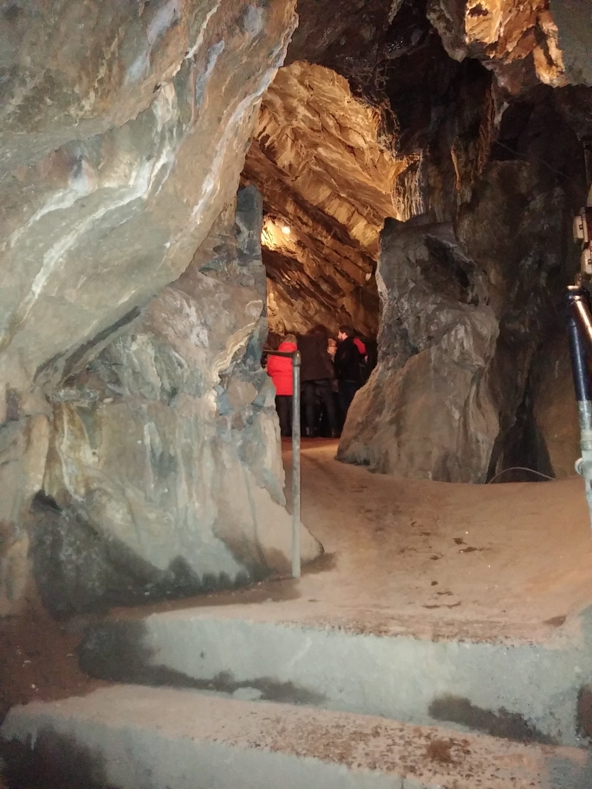 An interior view of Lost River Caverns approaching the Crystal Chapel, where Tuesday's news conference was held.