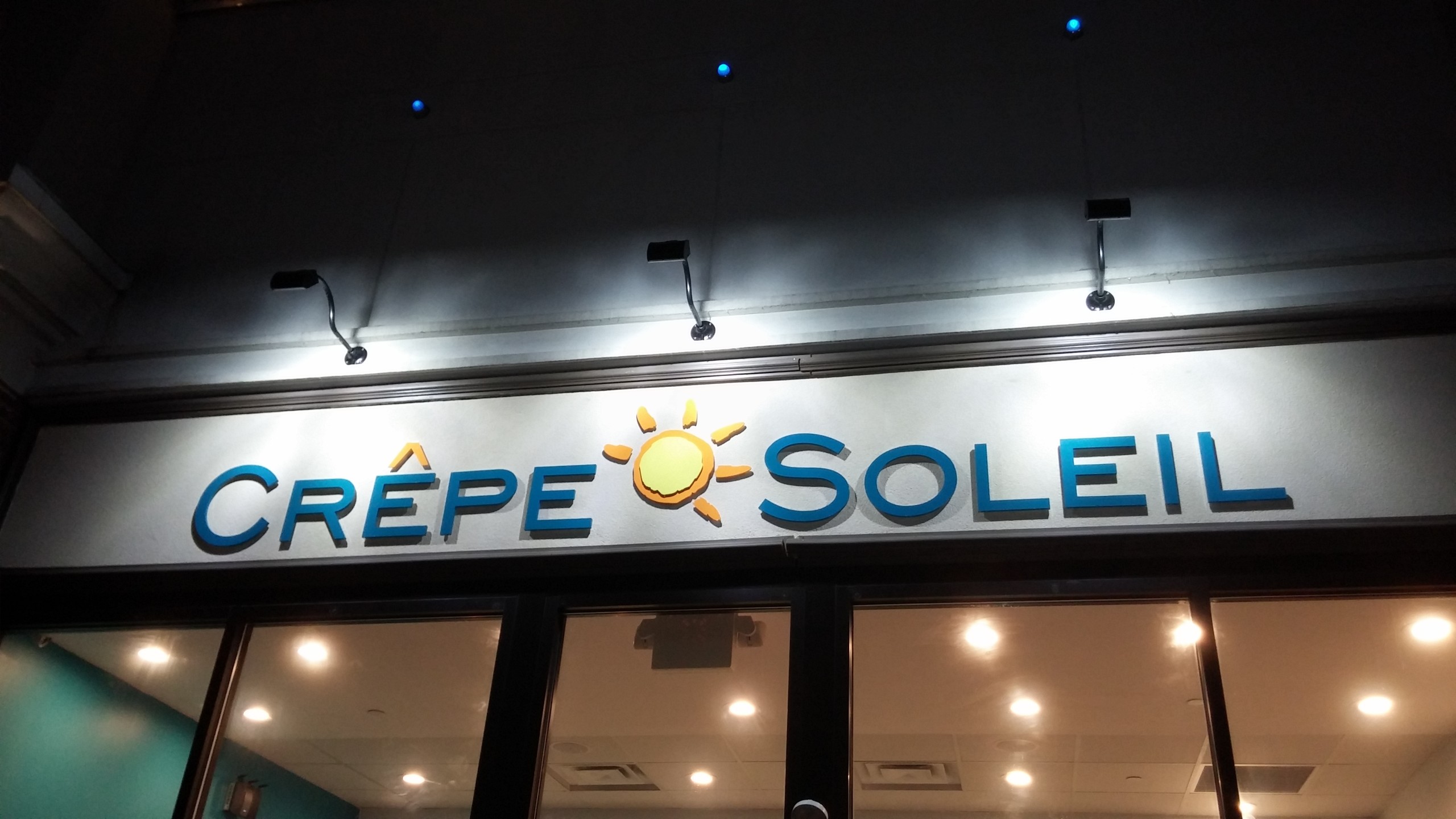 Crepe Soleil is located in Suite 108 at the Promenade Shops at Saucon Valley in Center Valley.