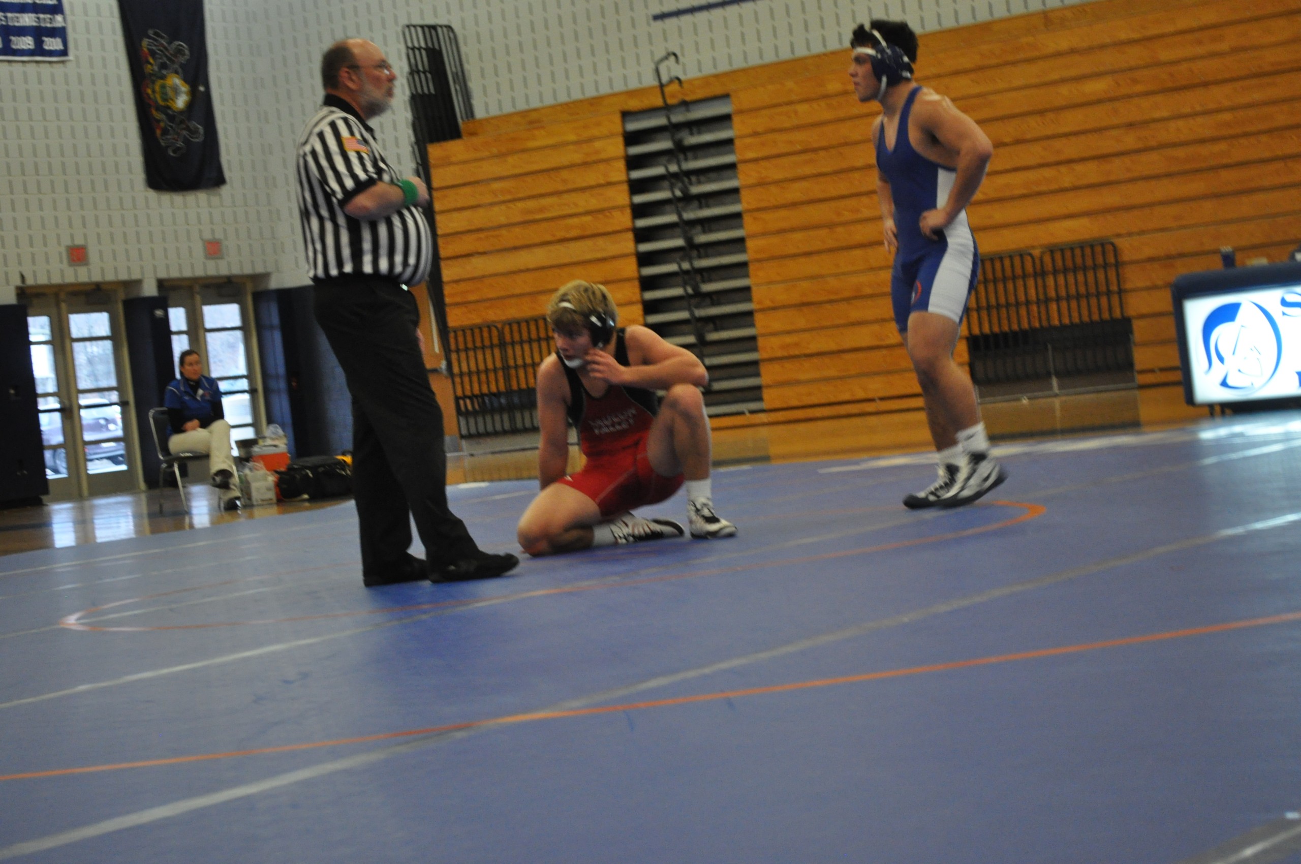 Saucon's Nate Kehs and Southern Lehigh's Wyatt Noone were two tired warriors in an ultimate tiebreak situation.