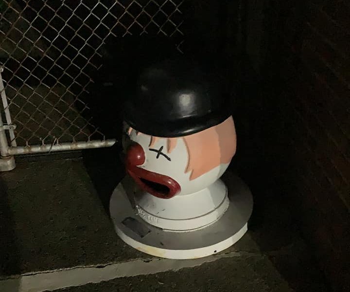 Hellertown Pool Clown Head