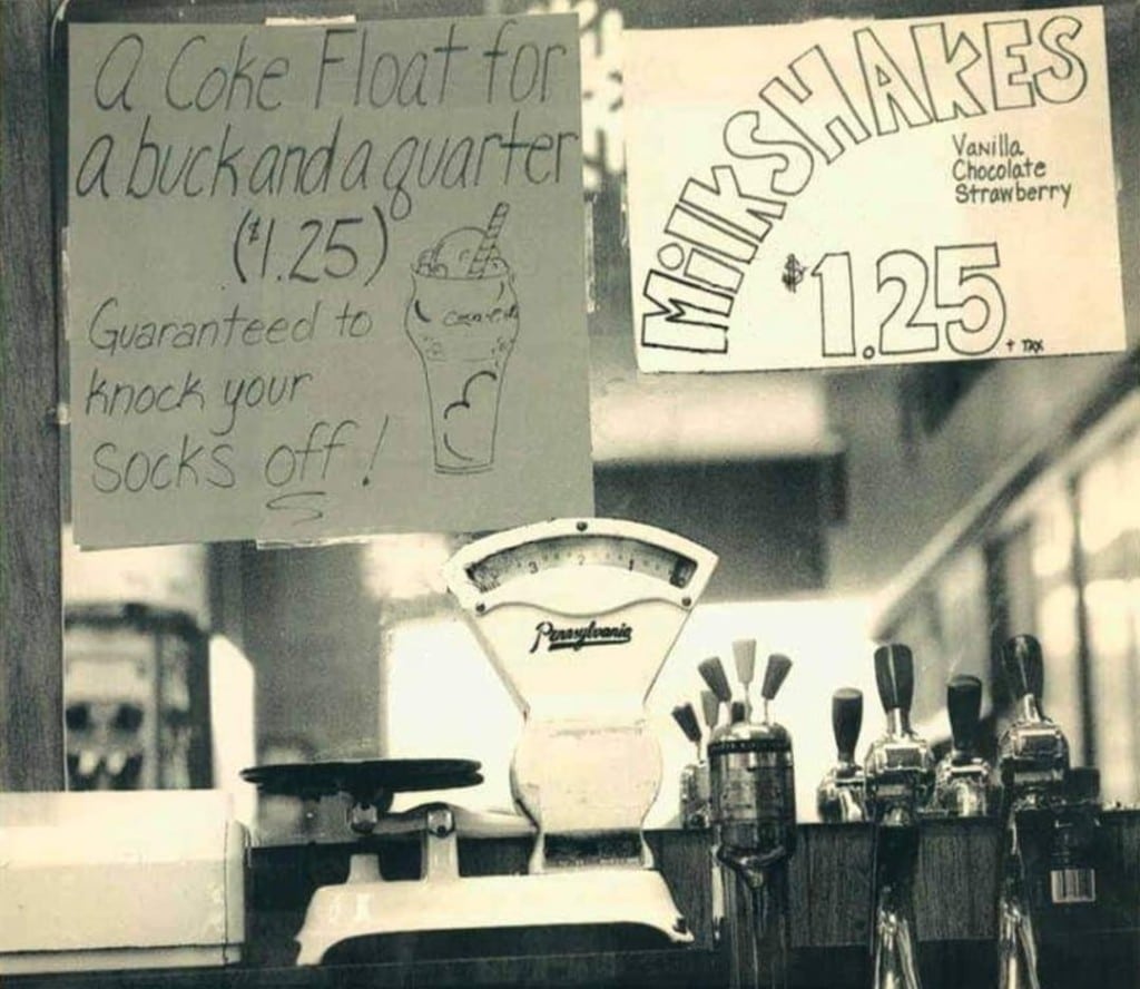 Prosser's soda fountain