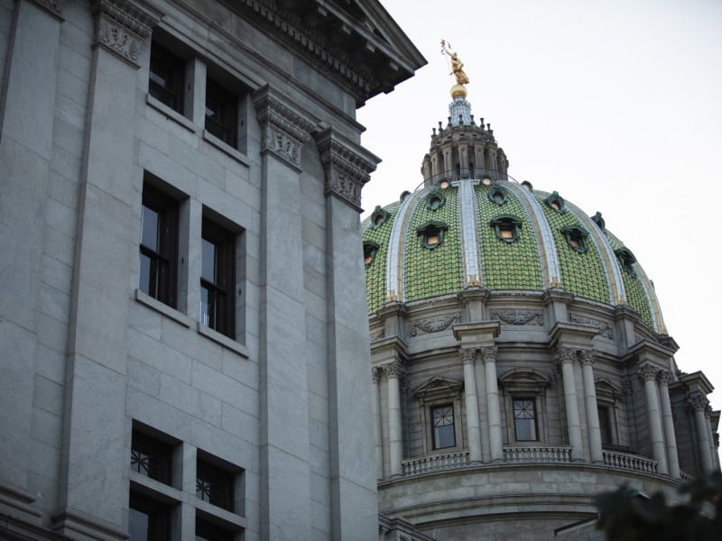 Pennsylvania State Capitol building in Harrisburg on July 26, 2023.